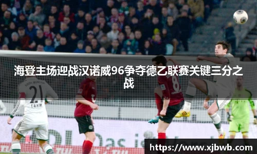 海登主场迎战汉诺威96争夺德乙联赛关键三分之战